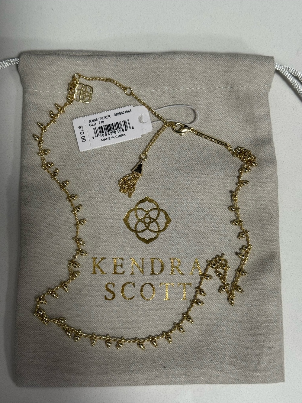 Kendra Scott Jenna Gold Layering Choker Necklace - Picture 4 of 5